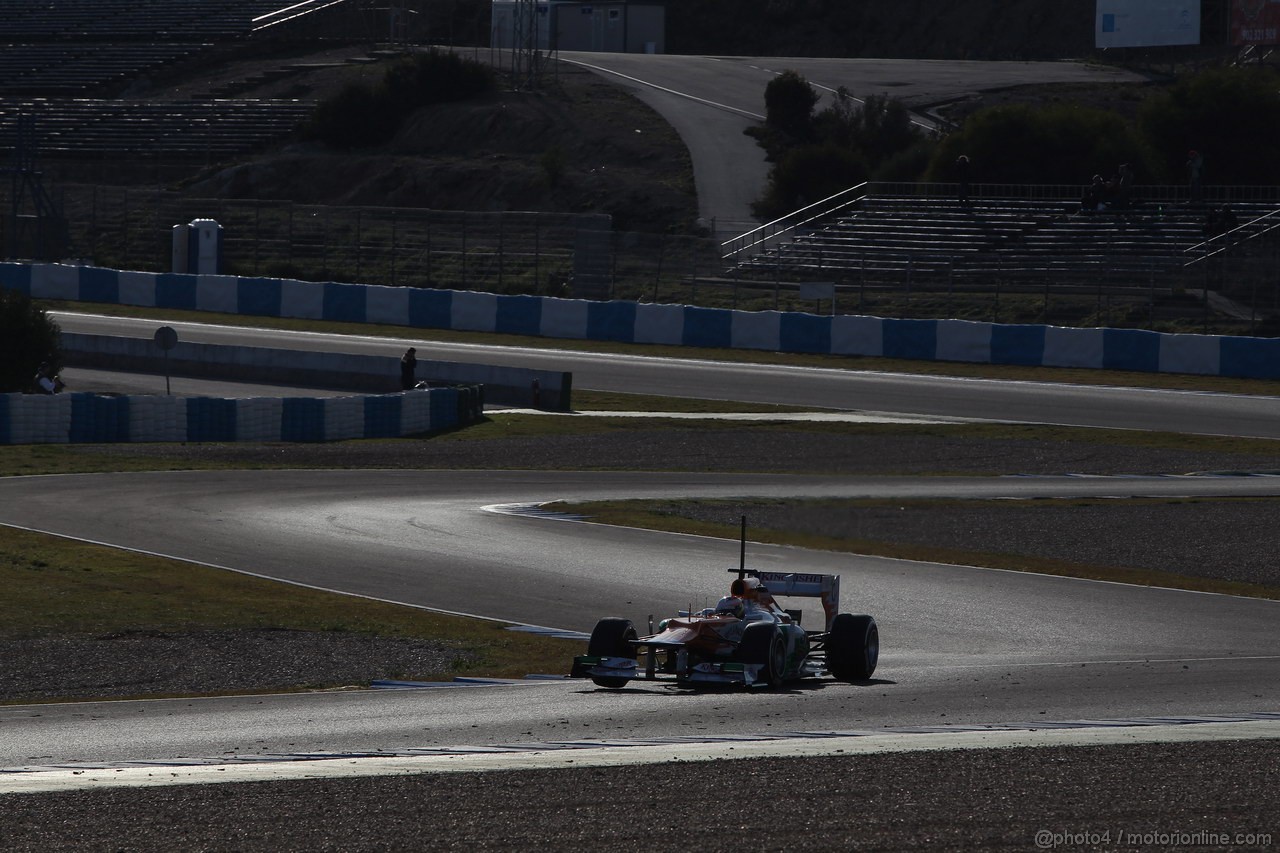 Jerez Test Febbraio 2012, 07.02.2012 Jerez, Spain,
Paul di Resta (GBR), Sahara Force India Formula One Team   - Formula 1 Testing, day 1 - Formula 1 World Championship 