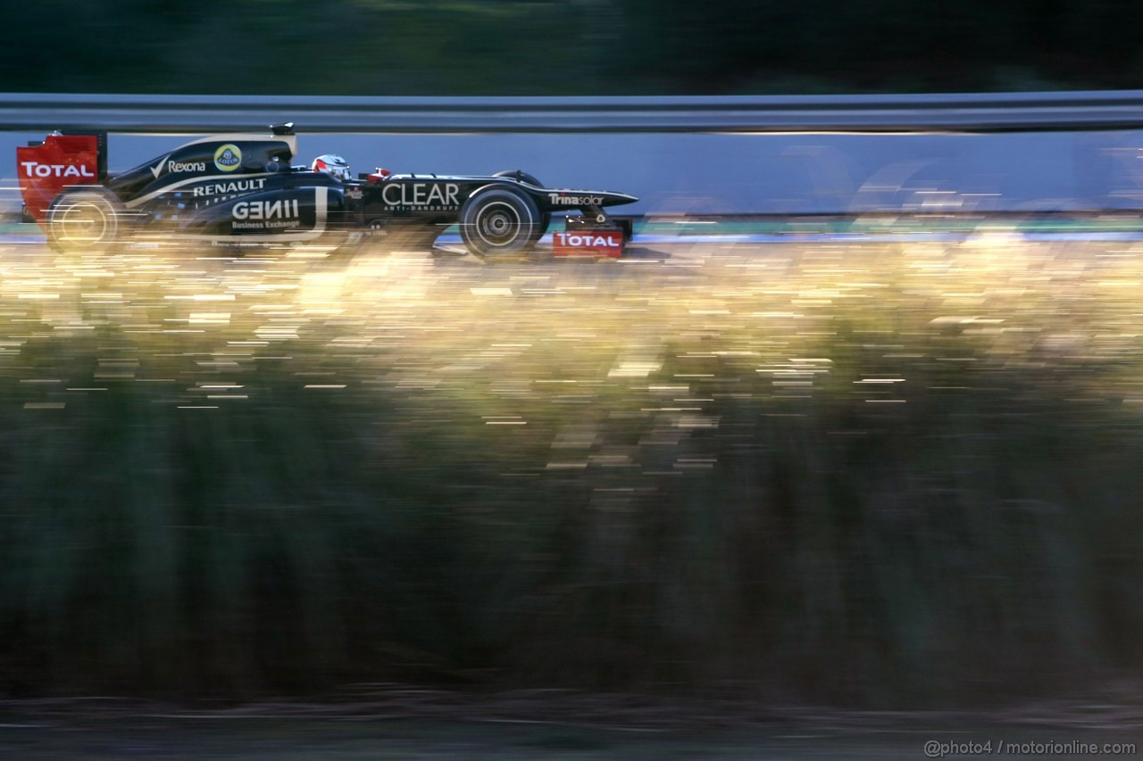 Jerez Test Febbraio 2012, 08.02.2012 Jerez, Spain,
Kimi Raikkonen (FIN), Team Lotus Renault GP   - Formula 1 Testing, day 1 - Formula 1 World Championship 