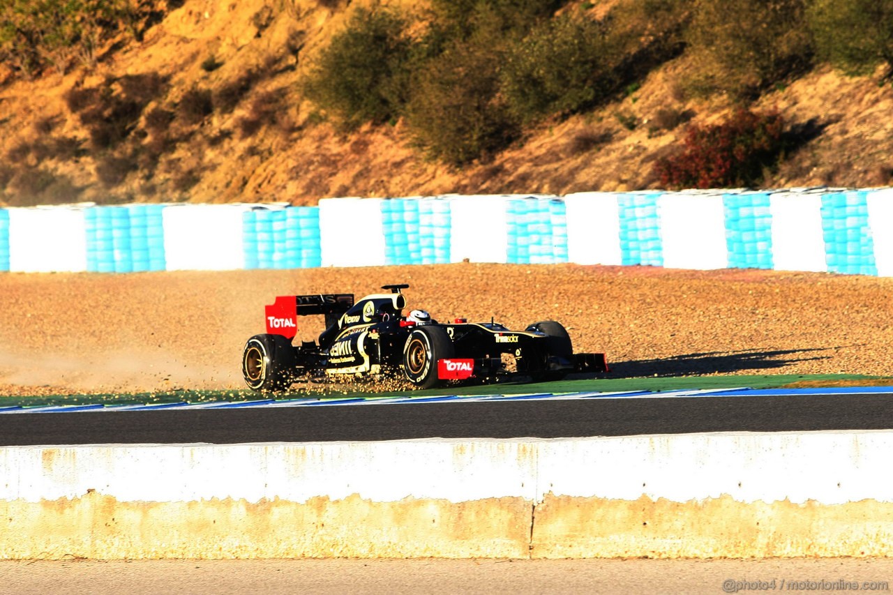 Jerez Test Febbraio 2012, 08.02.2012 Jerez, Spain,
Kimi Raikkonen (FIN), Team Lotus Renault GP   - Formula 1 Testing, day 1 - Formula 1 World Championship 