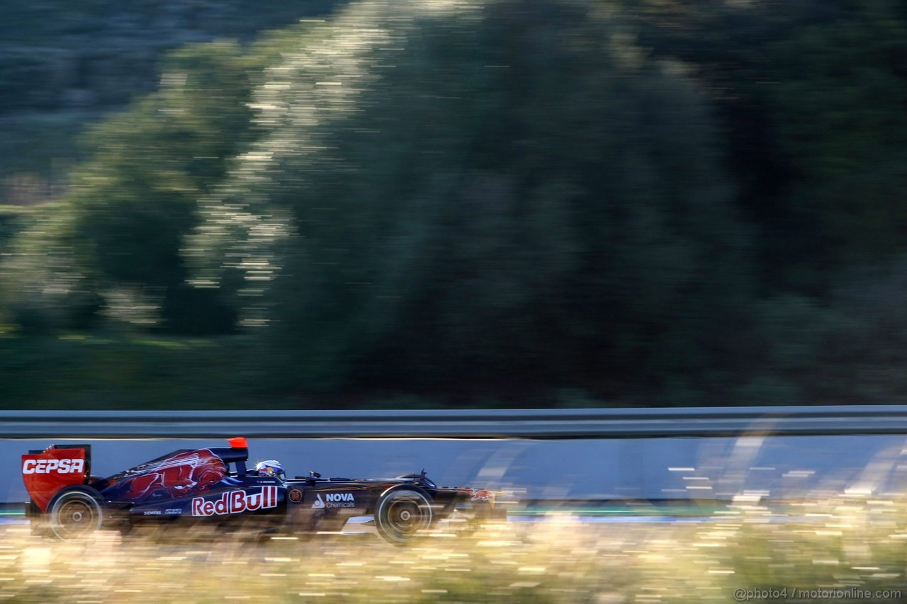 Jerez Test Febbraio 2012, 08.02.2012 Jerez, Spain,
Daniel Ricciardo (AUS), Scuderia Toro Rosso   - Formula 1 Testing, day 1 - Formula 1 World Championship 