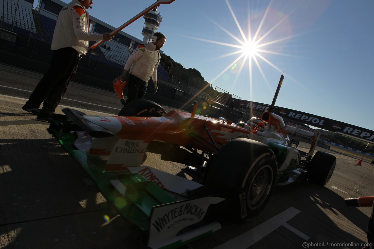 Jerez Test Febbraio 2012, 08.02.2012 Jerez, Spain,
Jules Bianchi (FRA), Sahara Force India Formula One Team, test driver - Formula 1 Testing, day 1 - Formula 1 World Championship 