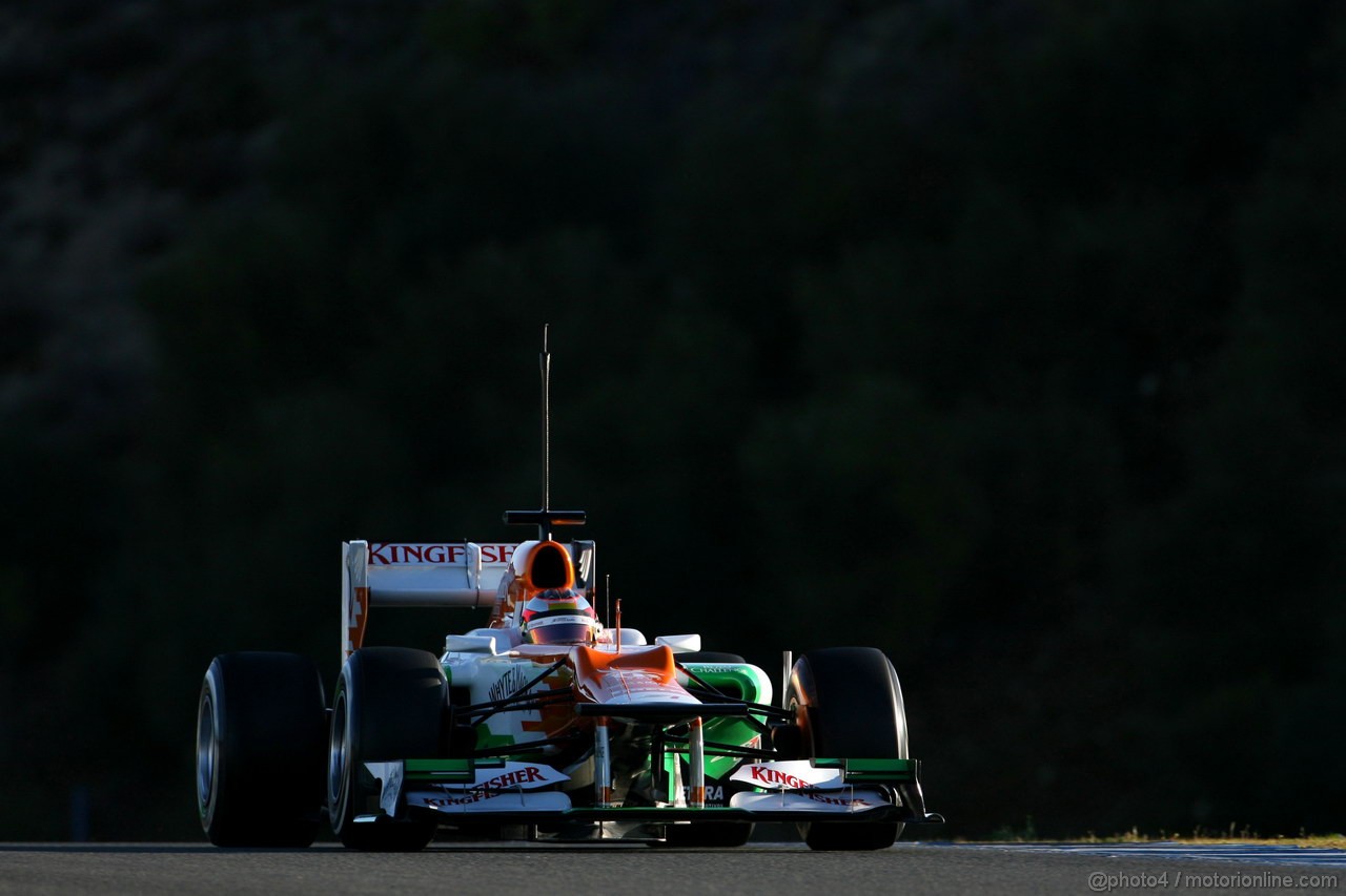 Jerez Test Febbraio 2012, 08.02.2012 Jerez, Spain,
Jules Bianchi (FRA), Sahara Force India Formula One Team   - Formula 1 Testing, day 1 - Formula 1 World Championship 