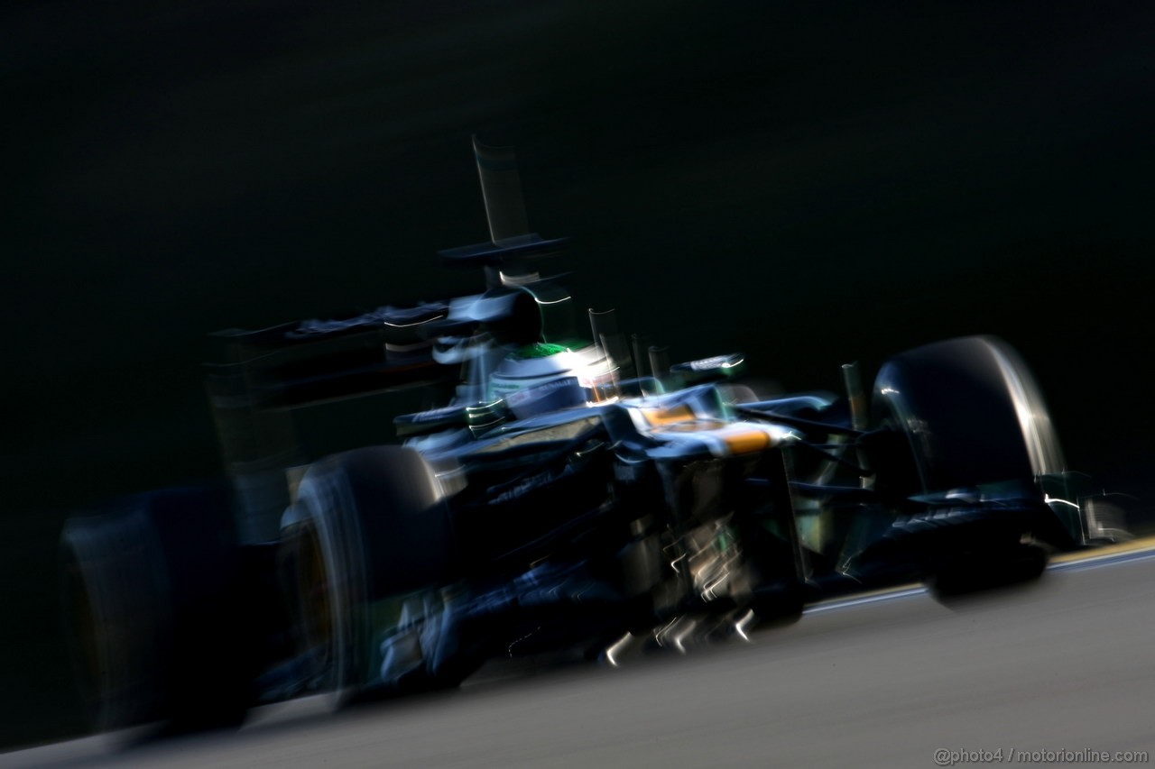 Jerez Test Febbraio 2012, 08.02.2012 Jerez, Spain,
Heikki Kovalainen (FIN), Caterham F1 Team   - Formula 1 Testing, day 1 - Formula 1 World Championship 