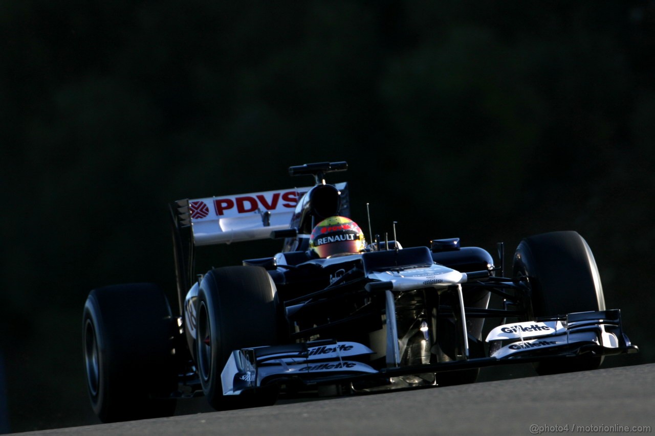 Jerez Test Febbraio 2012, 08.02.2012 Jerez, Spain,
Pastor Maldonado (VEN), Williams F1 Team   - Formula 1 Testing, day 1 - Formula 1 World Championship 