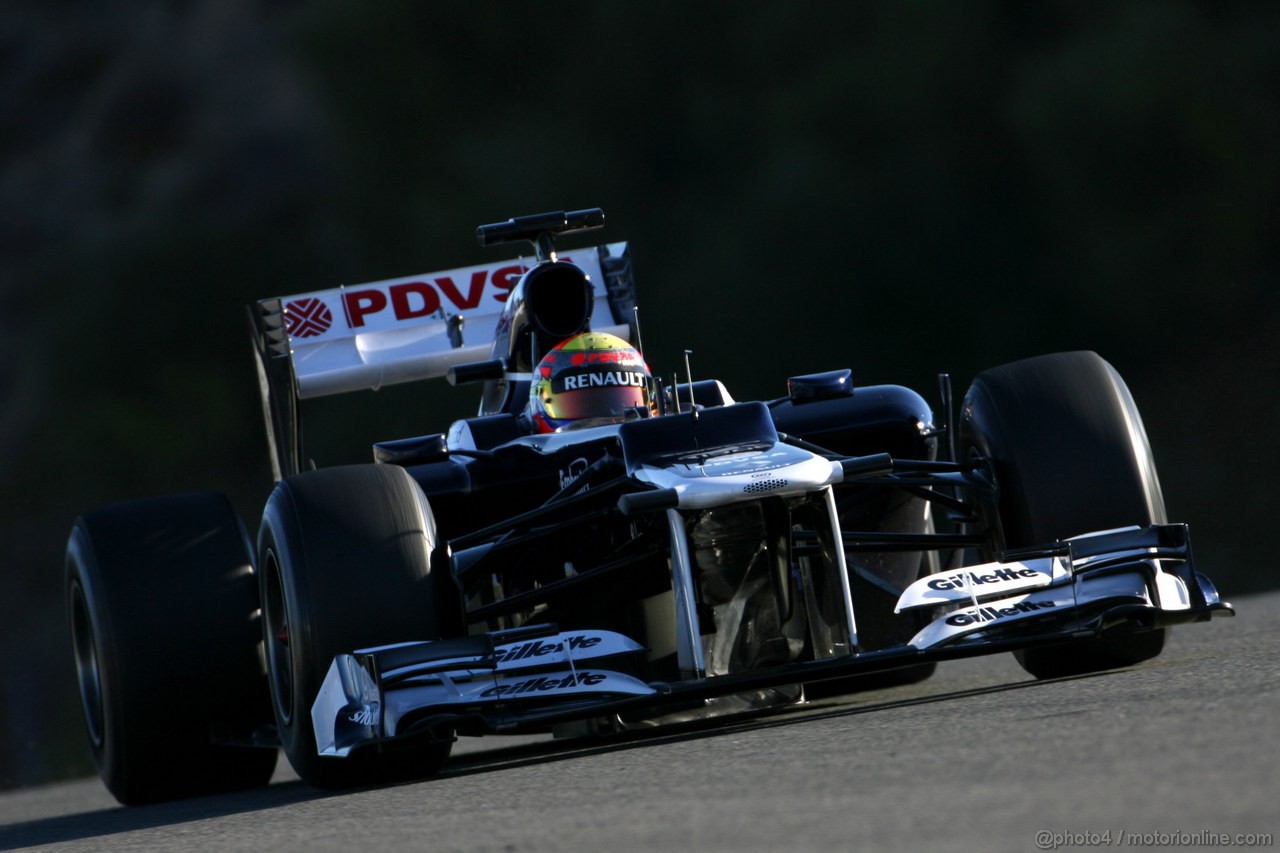 Jerez Test Febbraio 2012, 08.02.2012 Jerez, Spain,
Pastor Maldonado (VEN), Williams F1 Team   - Formula 1 Testing, day 1 - Formula 1 World Championship 