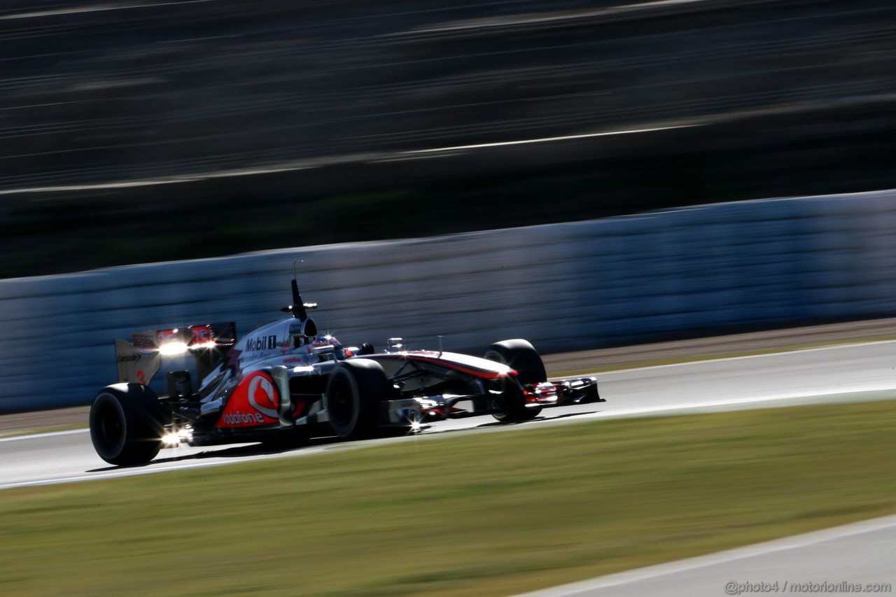 Jerez Test Febbraio 2012, 08.02.2012 Jerez, Spain,
Jenson Button (GBR), McLaren Mercedes   - Formula 1 Testing, day 1 - Formula 1 World Championship 