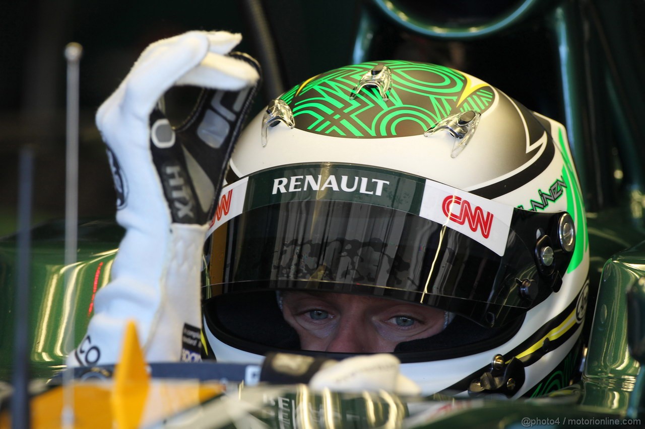 Jerez Test Febbraio 2012, 08.02.2012 Jerez, Spain,
Heikki Kovalainen (FIN), Caterham F1 Team  - Formula 1 Testing, day 1 - Formula 1 World Championship 