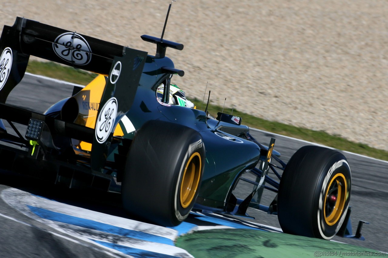 Jerez Test Febbraio 2012, 08.02.2012 Jerez, Spain,
Heikki Kovalainen (FIN), Caterham F1 Team   - Formula 1 Testing, day 1 - Formula 1 World Championship