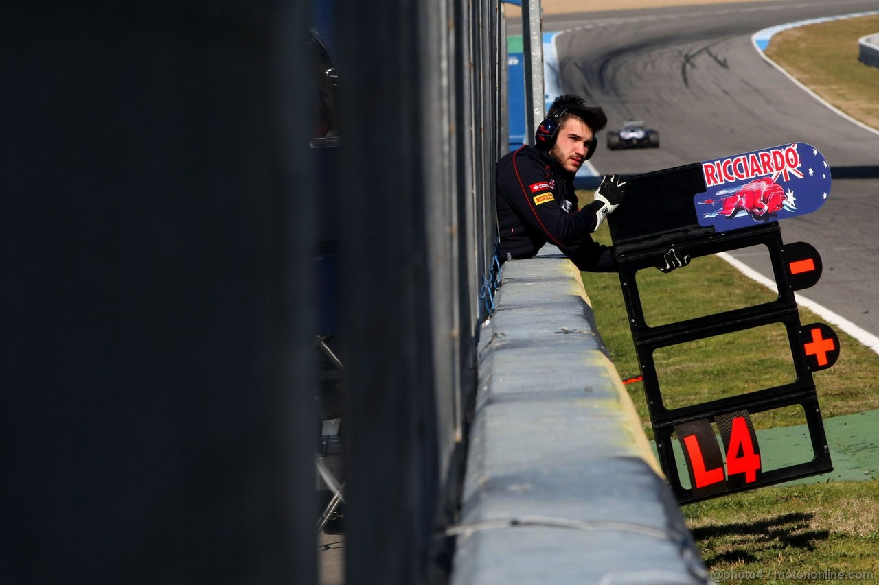 Jerez Test Febbraio 2012, 08.02.2012 Jerez, Spain,
Daniel Ricciardo (AUS), Scuderia Toro Rosso   - Formula 1 Testing, day 1 - Formula 1 World Championship