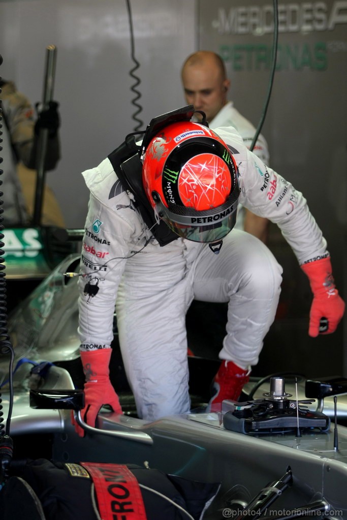 Jerez Test Febbraio 2012, 08.02.2012 Jerez, Spain,
Michael Schumacher (GER), Mercedes GP   - Formula 1 Testing, day 1 - Formula 1 World Championship 