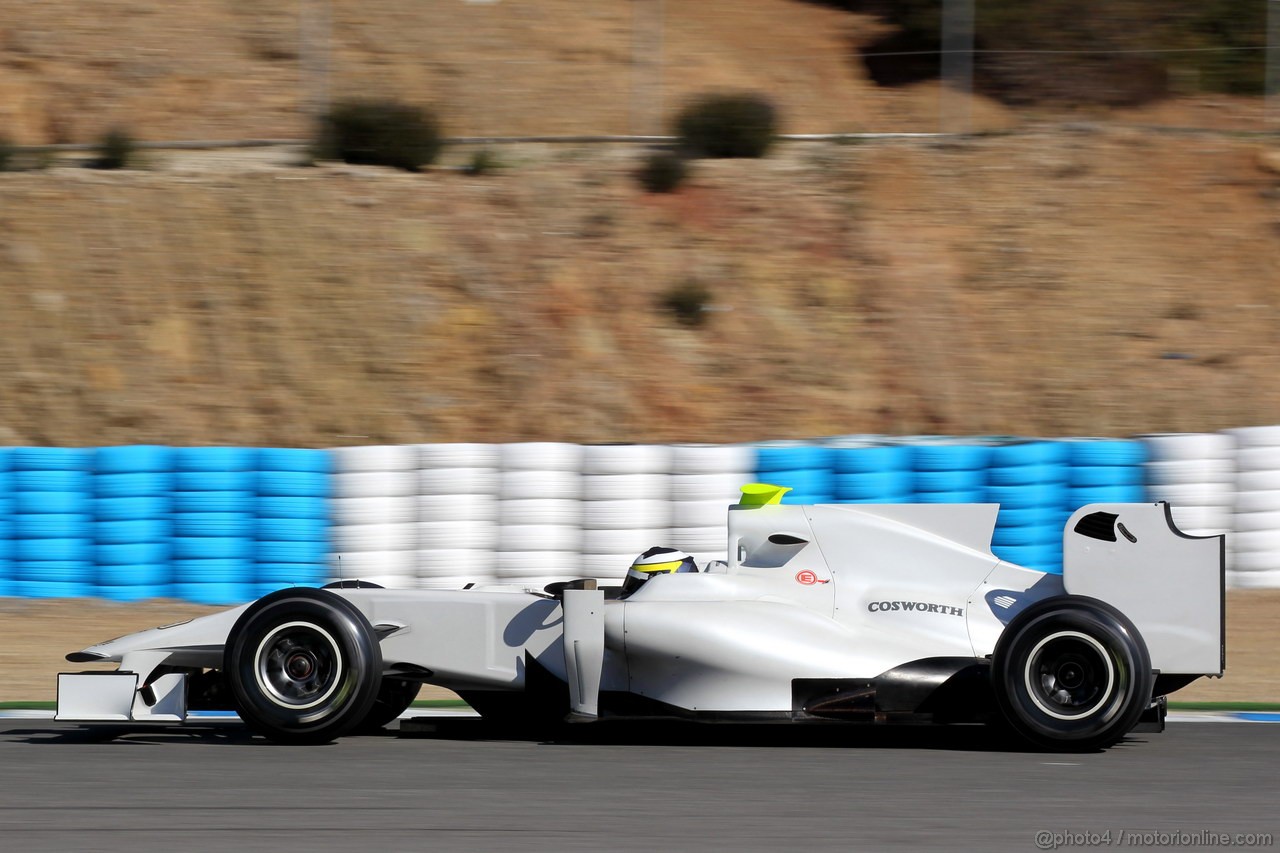 Jerez Test Febbraio 2012, 08.02.2012 Jerez, Spain,
Pedro de la Rosa (ESP), HRT Formula One Team  - Formula 1 Testing, day 1 - Formula 1 World Championship 