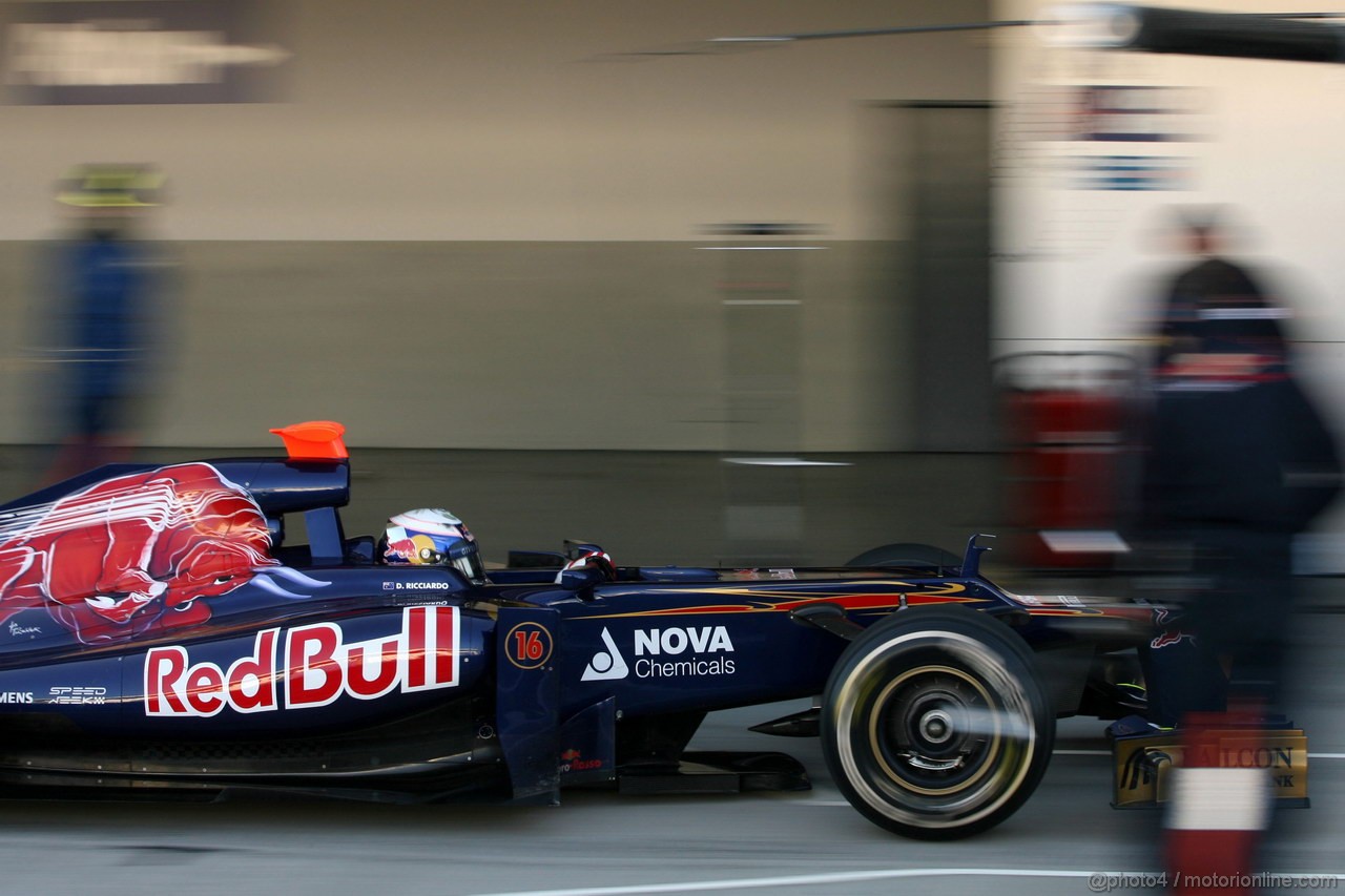 Jerez Test Febbraio 2012, 08.02.2012 Jerez, Spain,
Daniel Ricciardo (AUS), Scuderia Toro Rosso   - Formula 1 Testing, day 1 - Formula 1 World Championship