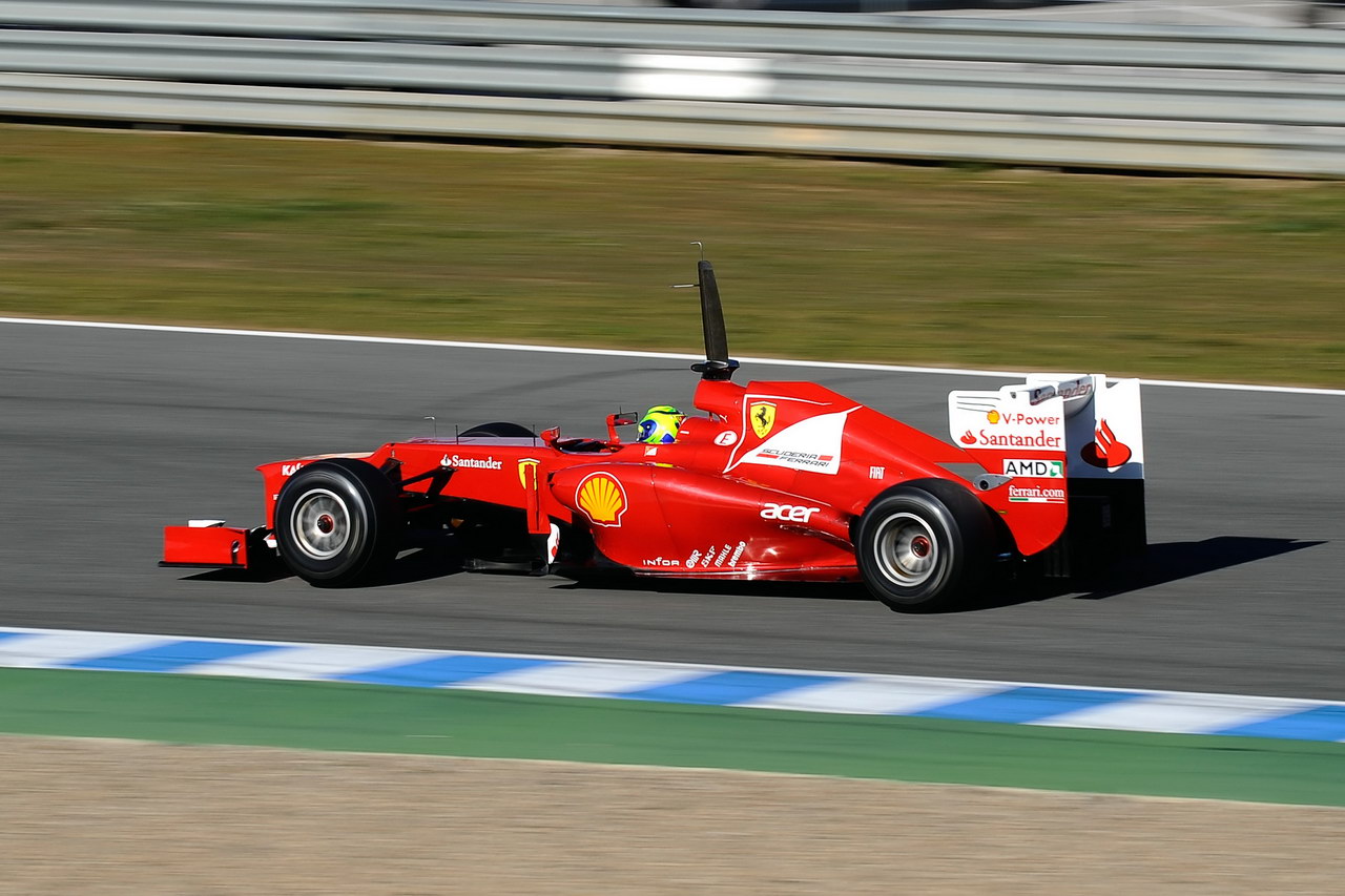 Jerez Test Febbraio 2012, JEREZ (SPAGNA) 08/02/2012 - TEST FERRARI F2012 
 FOTO ERCOLE COLOMBO