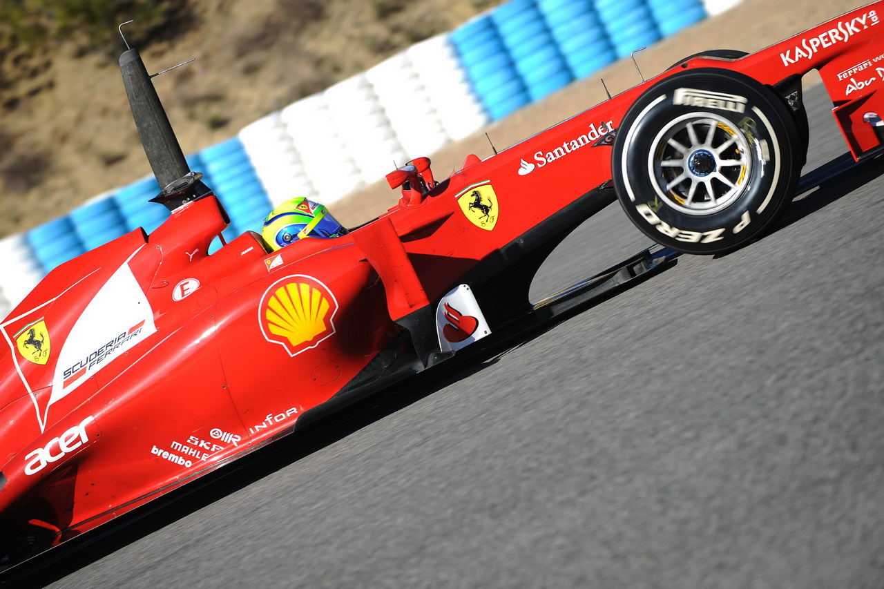 Jerez Test Febbraio 2012, JEREZ (SPAGNA) 08/02/2012 - TEST FERRARI F2012 
 FOTO ERCOLE COLOMBO