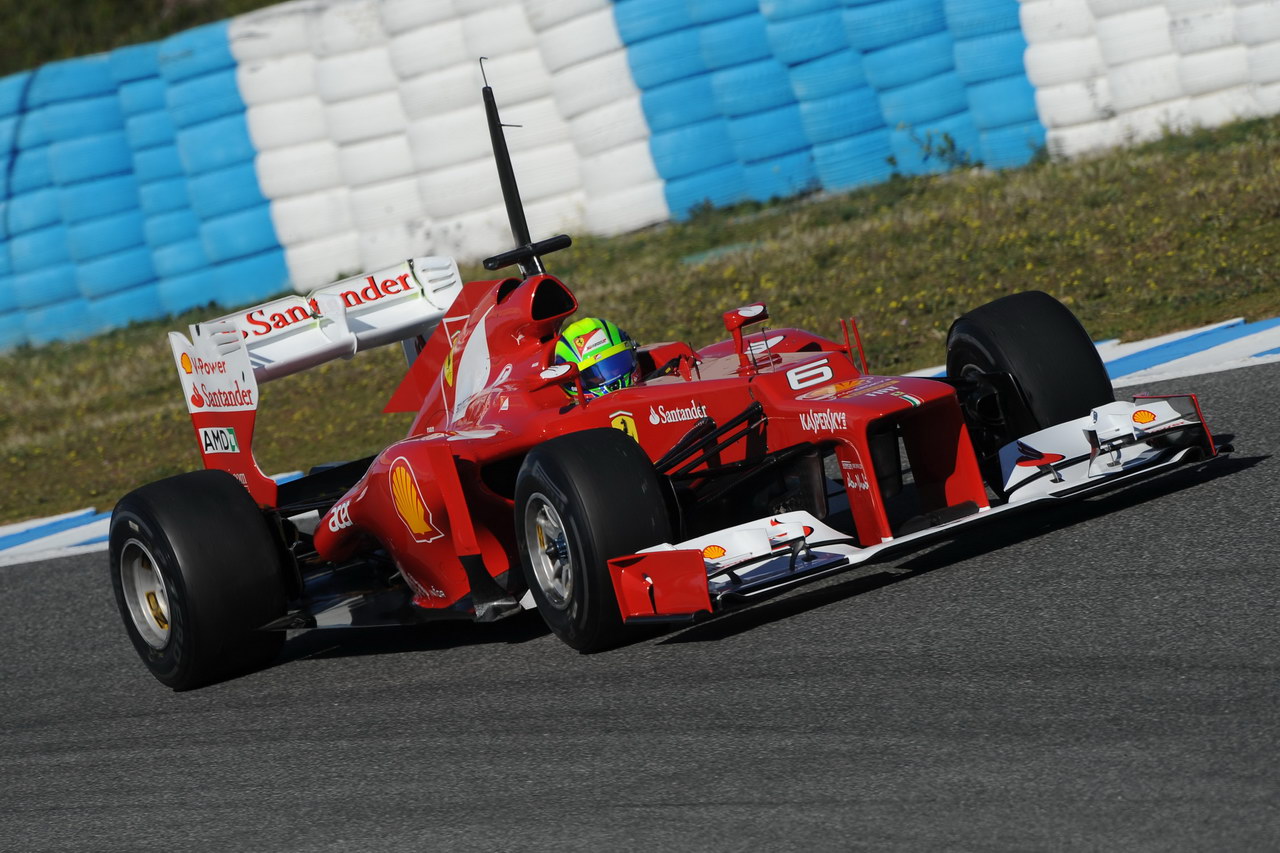 Jerez Test Febbraio 2012, JEREZ (SPAGNA) 08/02/2012 - TEST FERRARI F2012 
 FOTO ERCOLE COLOMBO