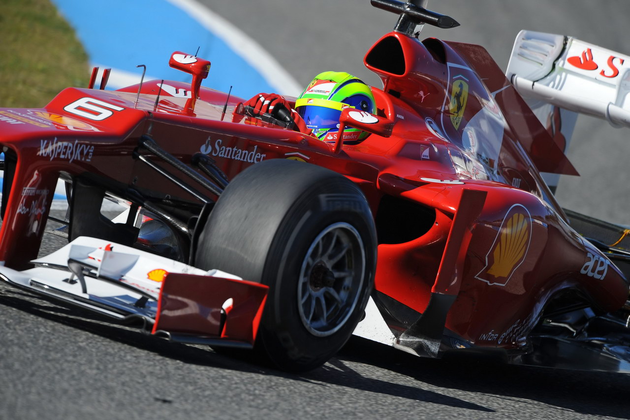 Jerez Test Febbraio 2012, JEREZ (SPAGNA) 08/02/2012 - TEST FERRARI F2012 
 FOTO ERCOLE COLOMBO