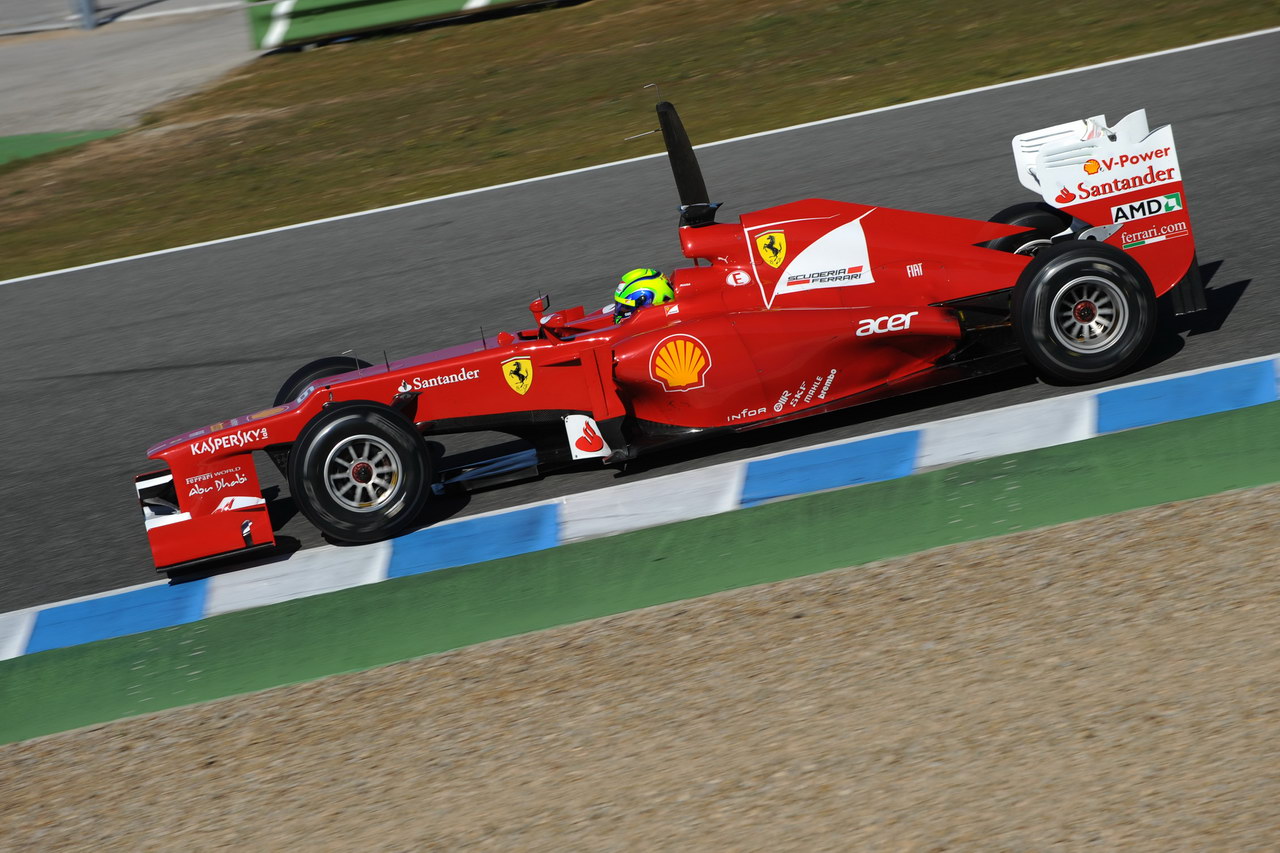 Jerez Test Febbraio 2012, JEREZ (SPAGNA) 08/02/2012 - TEST FERRARI F2012 
 FOTO ERCOLE COLOMBO