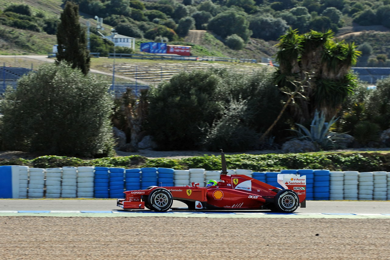 Jerez Test Febbraio 2012, JEREZ (SPAGNA) 08/02/2012 - TEST FERRARI F2012 
 FOTO ERCOLE COLOMBO