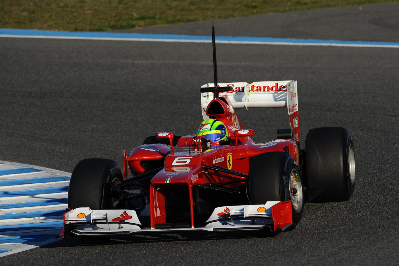 Jerez Test Febbraio 2012, JEREZ (SPAGNA) 08/02/2012 - TEST FERRARI F2012 
 FOTO ERCOLE COLOMBO