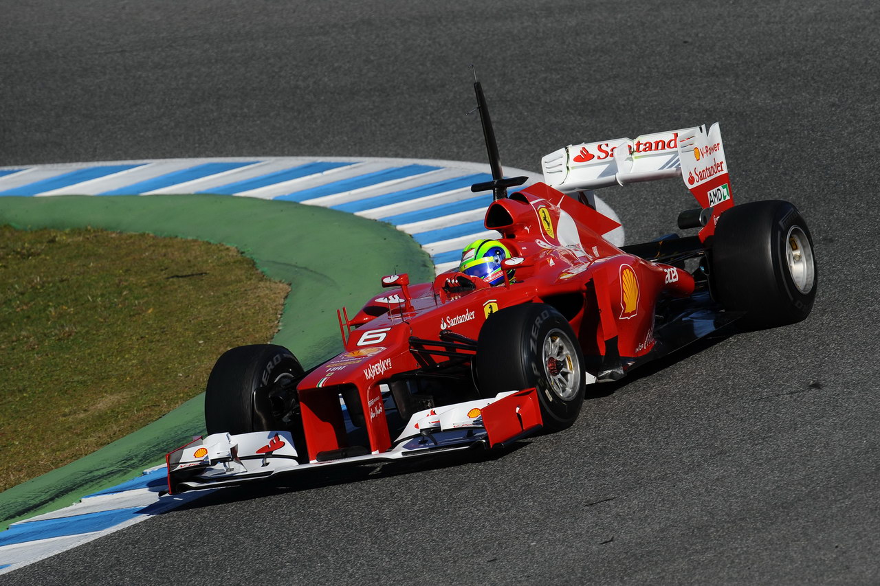 Jerez Test Febbraio 2012, JEREZ (SPAGNA) 08/02/2012 - TEST FERRARI F2012 
 FOTO ERCOLE COLOMBO