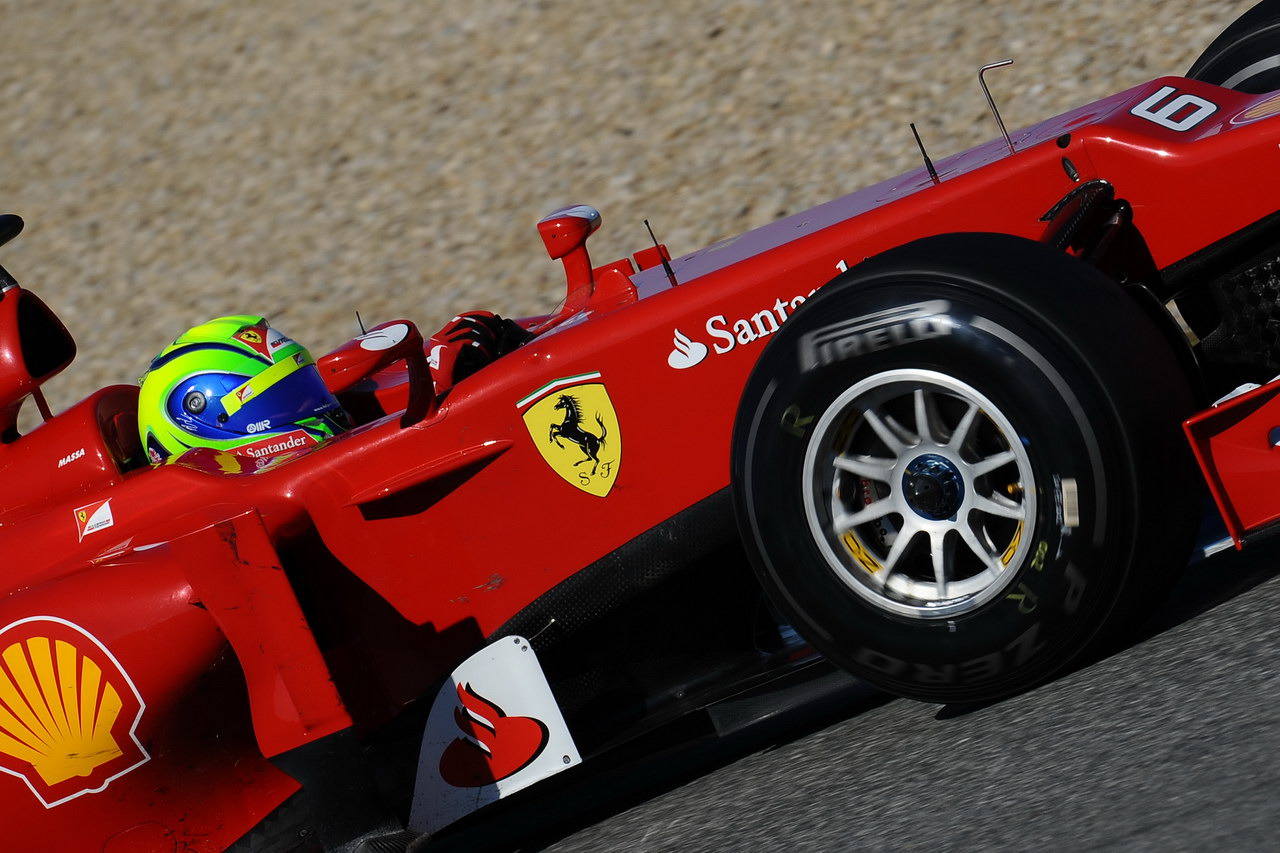 Jerez Test Febbraio 2012, JEREZ (SPAGNA) 08/02/2012 - TEST FERRARI F2012 
 FOTO ERCOLE COLOMBO