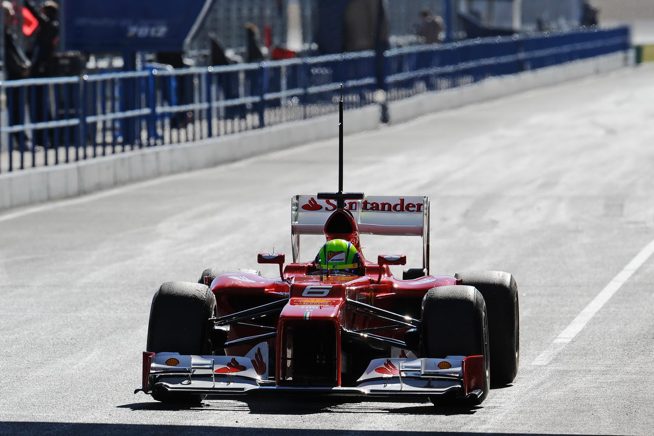 Jerez Test Febbraio 2012, JEREZ (SPAGNA) 08/02/2012 - TEST FERRARI F2012 
 FOTO ERCOLE COLOMBO