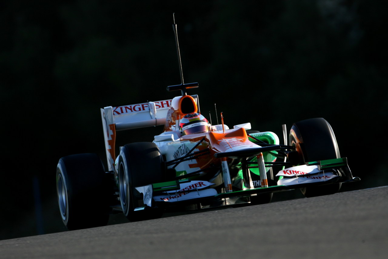 Jerez Test Febbraio 2012, 08.02.2012 Jerez, Spain,
Jules Bianchi (FRA), Sahara Force India Formula One Team   - Formula 1 Testing, day 1 - Formula 1 World Championship - www.xpb.cc, EMail: info@xpb.cc - copy of publication required for printed pictures. Every used picture is fee-liable  Copyright: Charniaux / xpb.cc