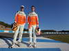 Jerez Test Febbraio 2012, Nico Hulkenberg (GER) Sahara Force India F1 e Paul di Resta (GBR) Sahara Force India F1. 
Formula One Testing, Jerez, Spain. 6-10 February 2012. 