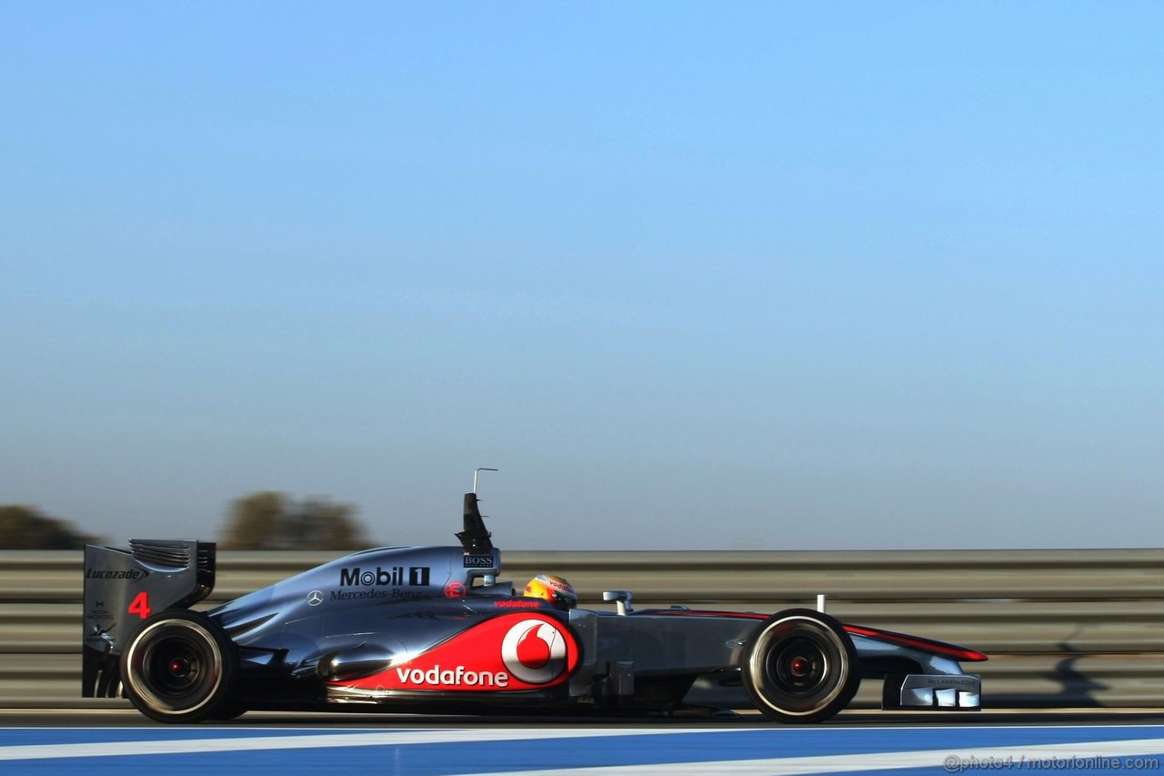 Jerez Test Febbraio 2012, 10.02.2012 Jerez, Spain,
Lewis Hamilton (GBR), McLaren Mercedes   - Formula 1 Testing, day 4 - Formula 1 World Championship 