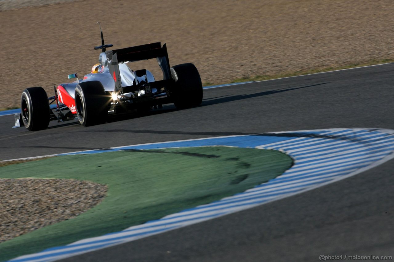 Jerez Test Febbraio 2012, 10.02.2012 Jerez, Spain,
Lewis Hamilton (GBR), McLaren Mercedes   - Formula 1 Testing, day 4 - Formula 1 World Championship 