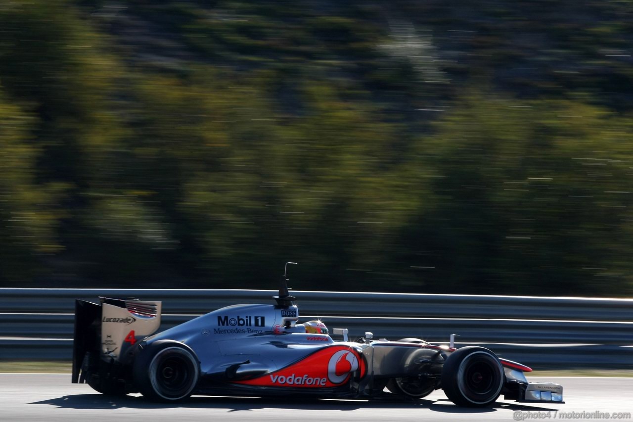 Jerez Test Febbraio 2012, 10.02.2012 Jerez, Spain,
Lewis Hamilton (GBR), McLaren Mercedes   - Formula 1 Testing, day 4 - Formula 1 World Championship 