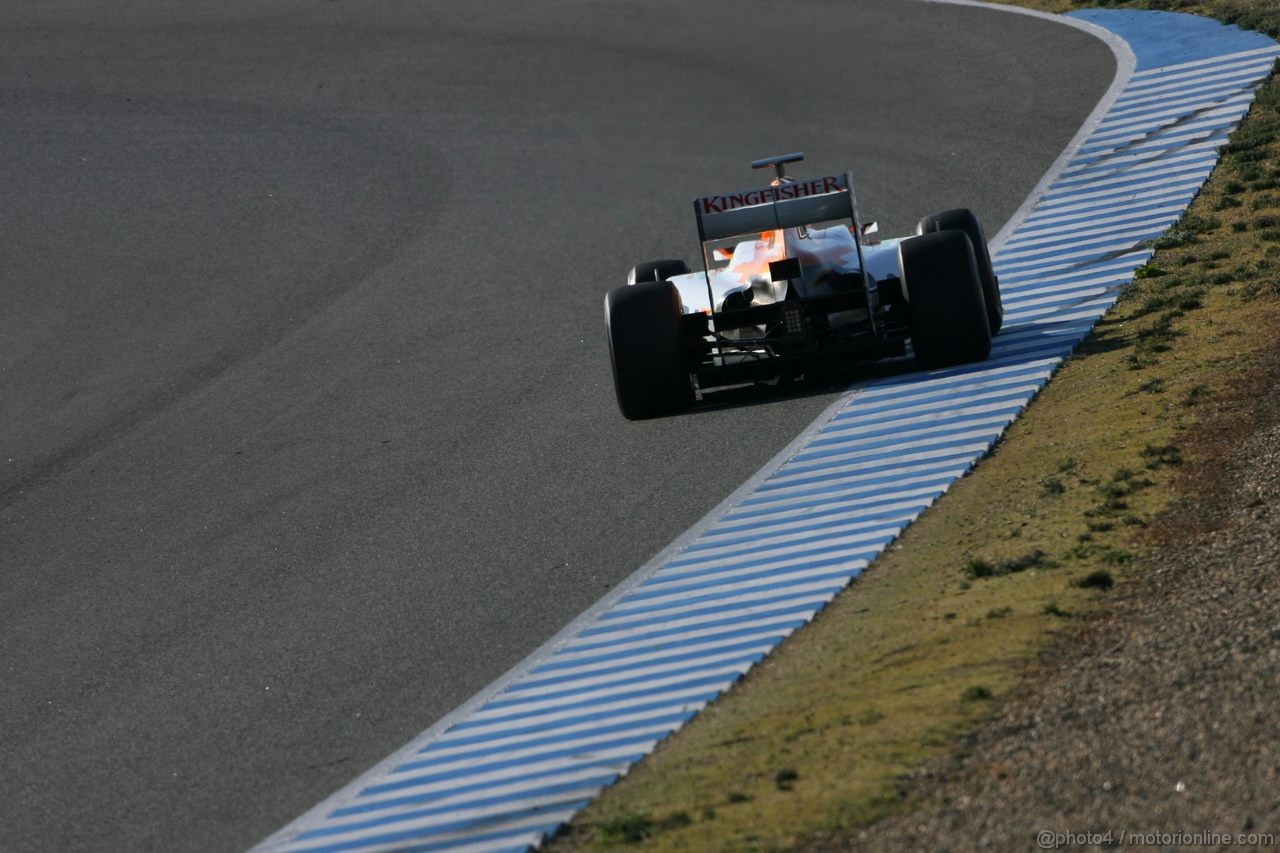 Jerez Test Febbraio 2012, 10.02.2012 Jerez, Spain,
Nico Hulkenberg (GER), Sahara Force India Formula One Team   - Formula 1 Testing, day 4 - Formula 1 World Championship 