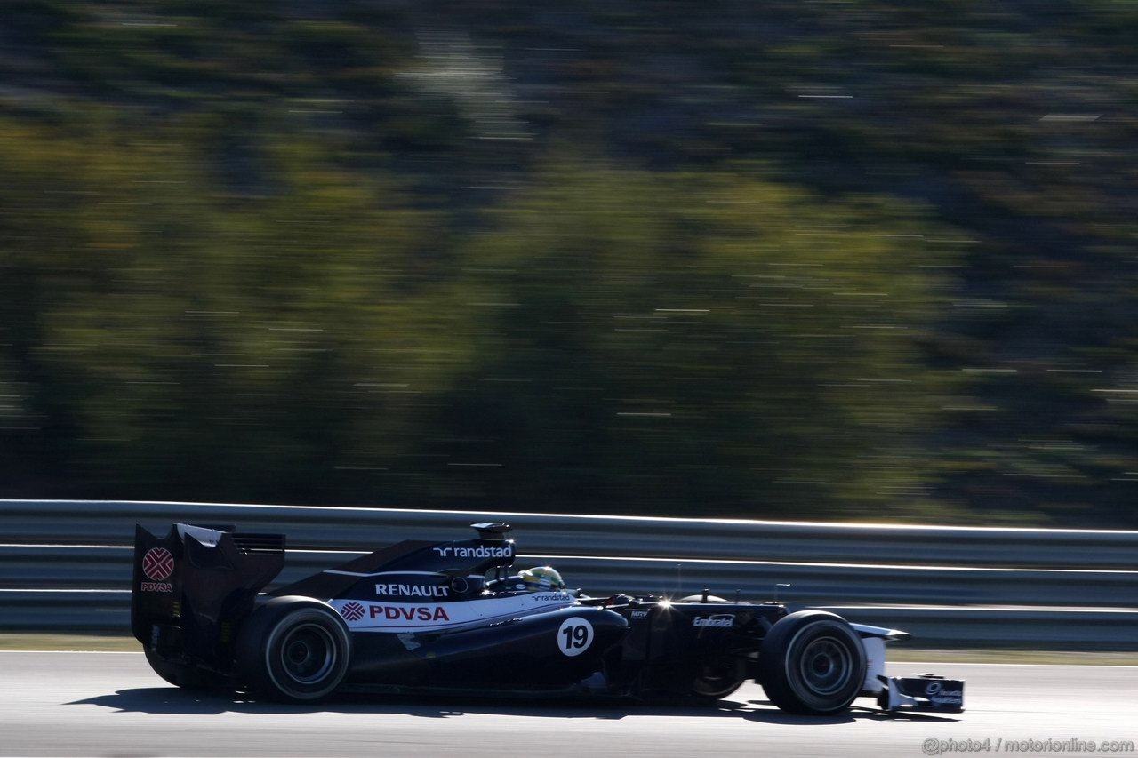 Jerez Test Febbraio 2012, 10.02.2012 Jerez, Spain,
Bruno Senna (BRE), Williams F1 Team   - Formula 1 Testing, day 4 - Formula 1 World Championship 