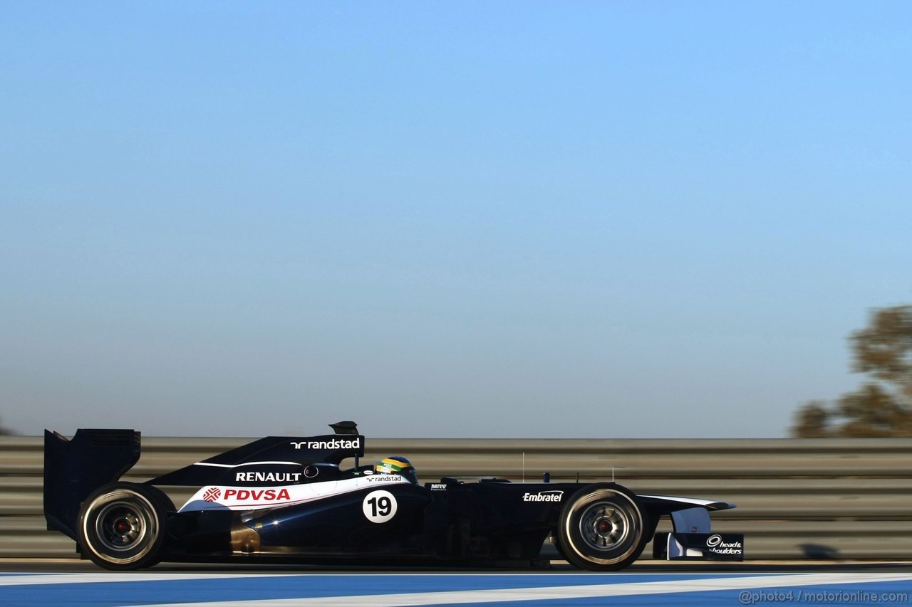 Jerez Test Febbraio 2012, 10.02.2012 Jerez, Spain,
Bruno Senna (BRE), Williams F1 Team   - Formula 1 Testing, day 4 - Formula 1 World Championship 