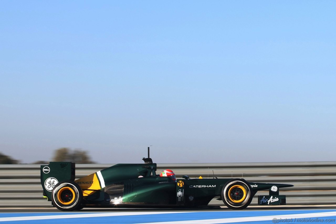 Jerez Test Febbraio 2012, 10.02.2012 Jerez, Spain,
Jarno Trulli (ITA), Caterham Team   - Formula 1 Testing, day 4 - Formula 1 World Championship 