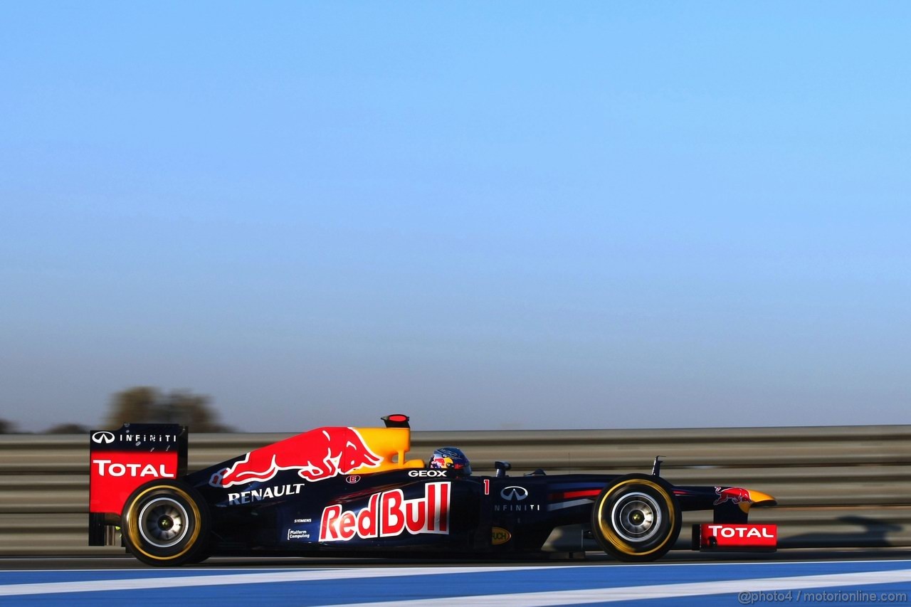 Jerez Test Febbraio 2012, 10.02.2012 Jerez, Spain,
Sebastian Vettel (GER), Red Bull Racing   - Formula 1 Testing, day 4 - Formula 1 World Championship 