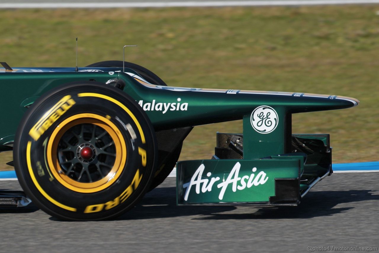 Jerez Test Febbraio 2012, 10.02.2012 Jerez, Spain,
Caterham F1 Team  - Formula 1 Testing, day 4 - Formula 1 World Championship 