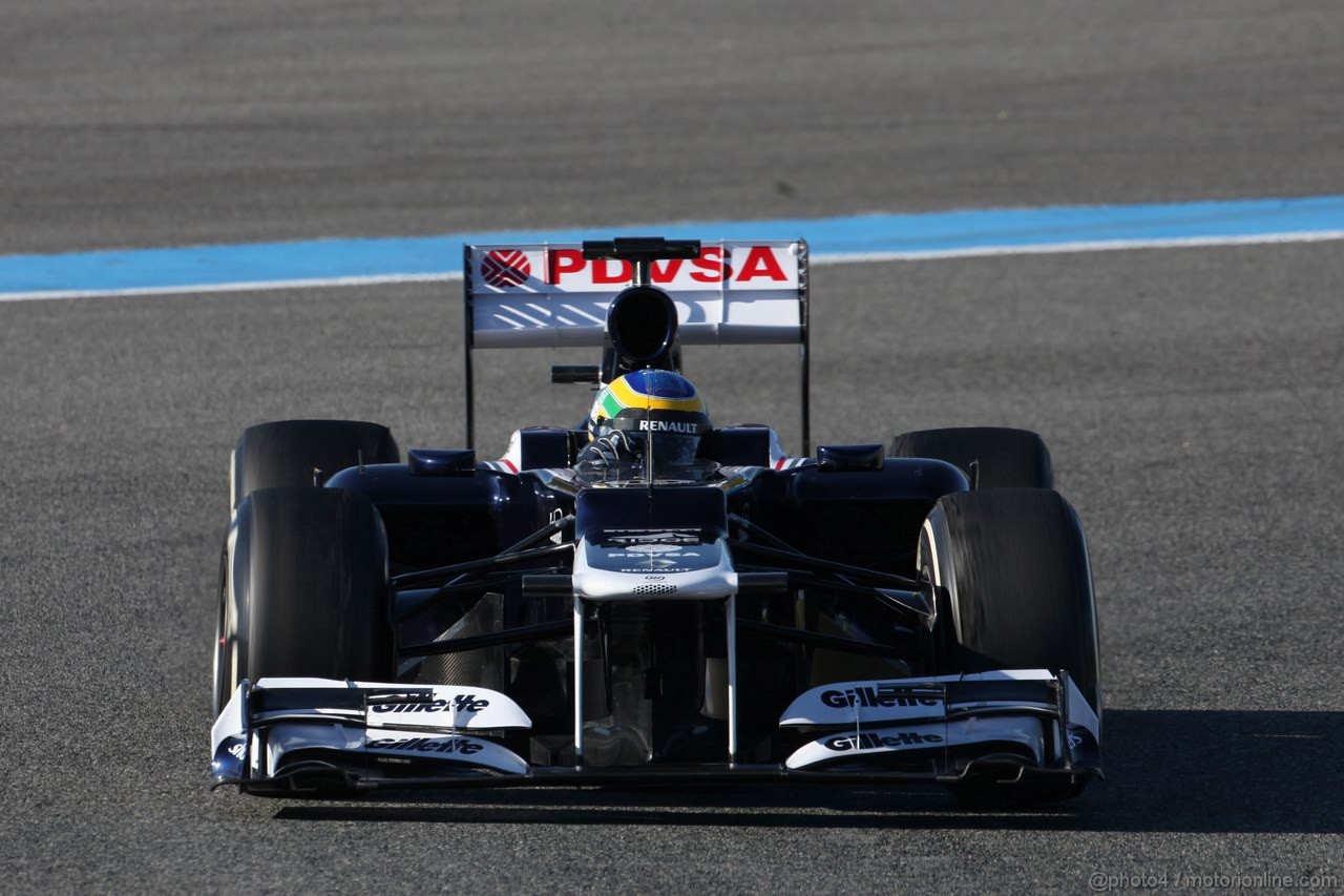 Jerez Test Febbraio 2012, 10.02.2012 Jerez, Spain,
Bruno Senna (BRE), Williams F1 Team   - Formula 1 Testing, day 4 - Formula 1 World Championship 