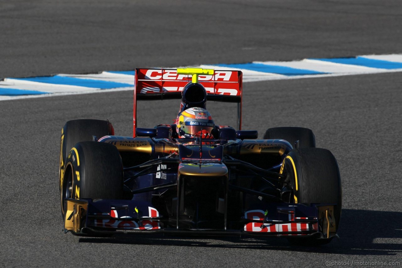 Jerez Test Febbraio 2012, 10.02.2012 Jerez, Spain,
Jean-Eric Vergne (FRA), Scuderia Toro Rosso    - Formula 1 Testing, day 4 - Formula 1 World Championship 