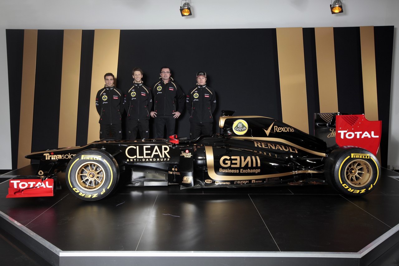 Lotus E20, 2012 Lotus F1 Team Launch.
Whiteways Technical Centre, Enstone, Oxfordshire United Kingdom.
2nd February 2012.
World Copyright:Andrew Ferraro/LAT Photographic
ref: AF5D9026