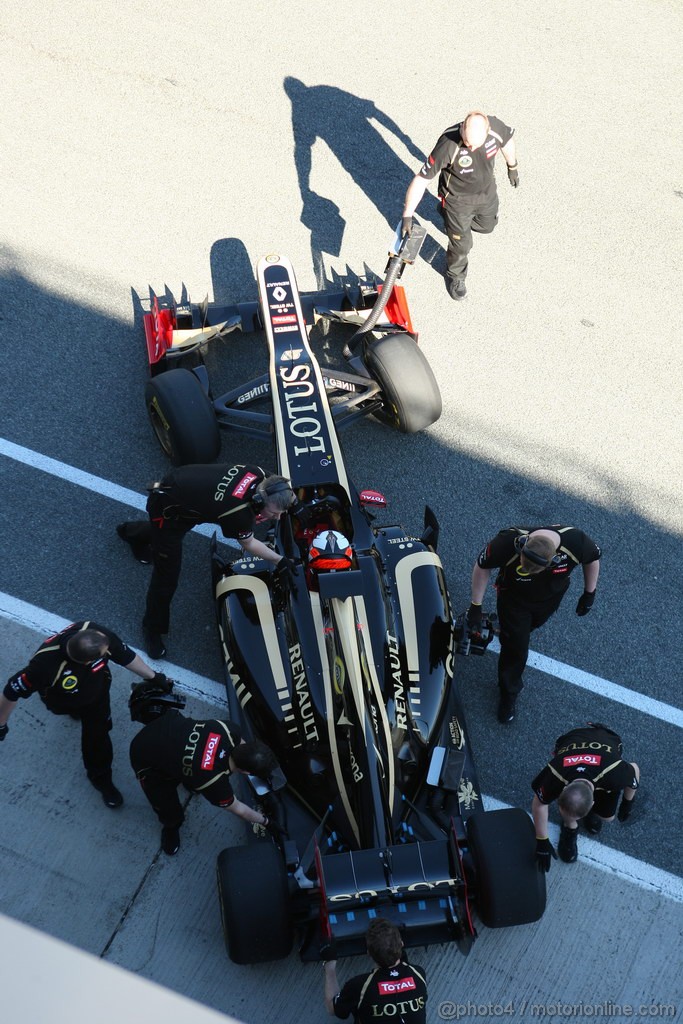 Lotus E20, Kimi Raikkonen, Lotus Renault F1 Team  - Lotus F1 Team E20 Launch 