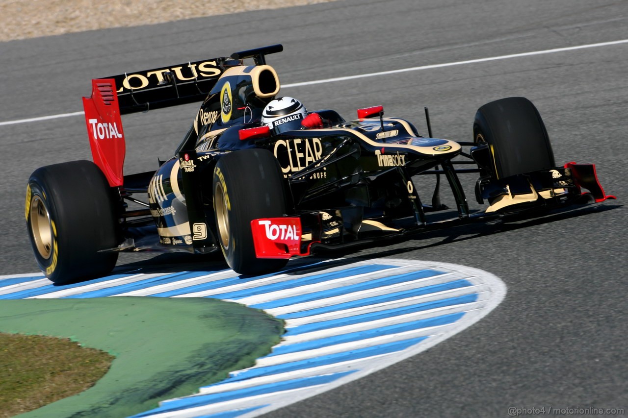 Lotus E20, 
Kimi Raikkonen (FIN), Team Lotus Renault GP  - Lotus F1 Team E20 Launch 