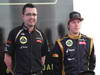 Lotus E20, 
Eric Boullier (FRA), Team Principal, Lotus Renault GP with Kimi Raikkonen, Lotus Renault F1 Team  - Lotus F1 Team E20 Launch 