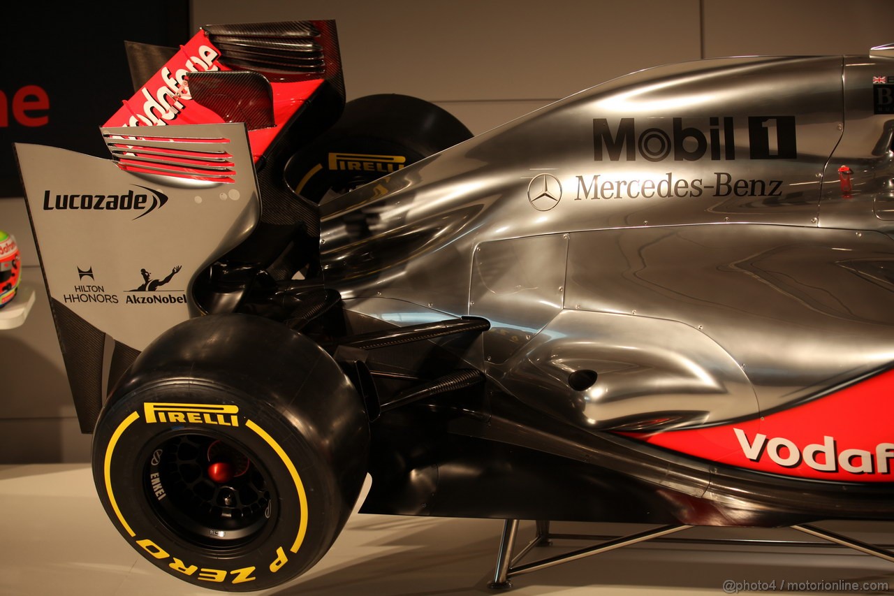 Mclaren MP4 27, 
The new MP4-27 - Vodafone McLaren Mercedes MP4-27 launch, McLaren Technology Centre 