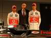 Mclaren MP4 27, 
Lewis Hamilton (GBR), McLaren Mercedes, Martin Whitmarsh (GBR), McLaren, Chief Executive Officer e Jenson Button (GBR), McLaren Mercedes - Vodafone McLaren Mercedes MP4-27 launch, McLaren Technology Centre 