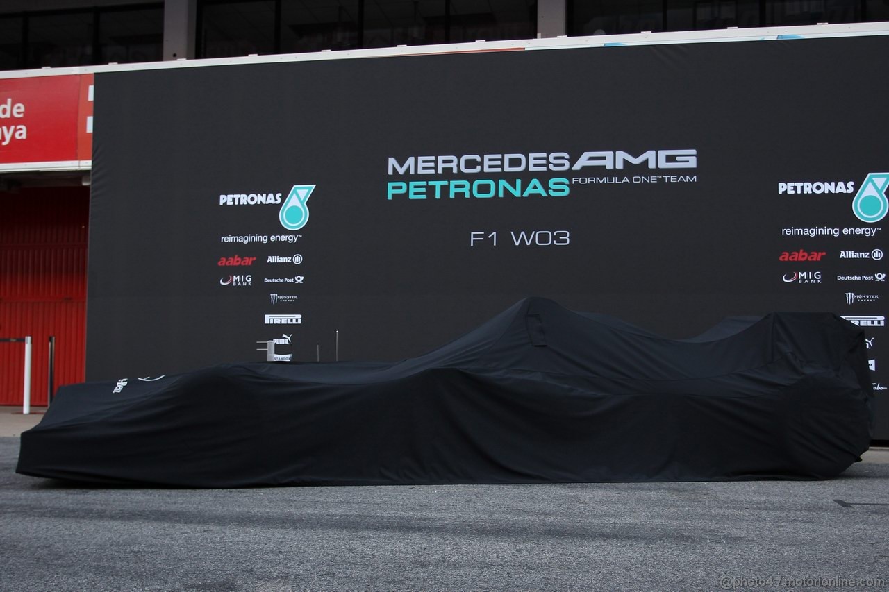 Mercedes F1 W03, 21.02.2012 Barcelona, Spain, The New Mercedes W03 - Mercedes F1 W03 Launch