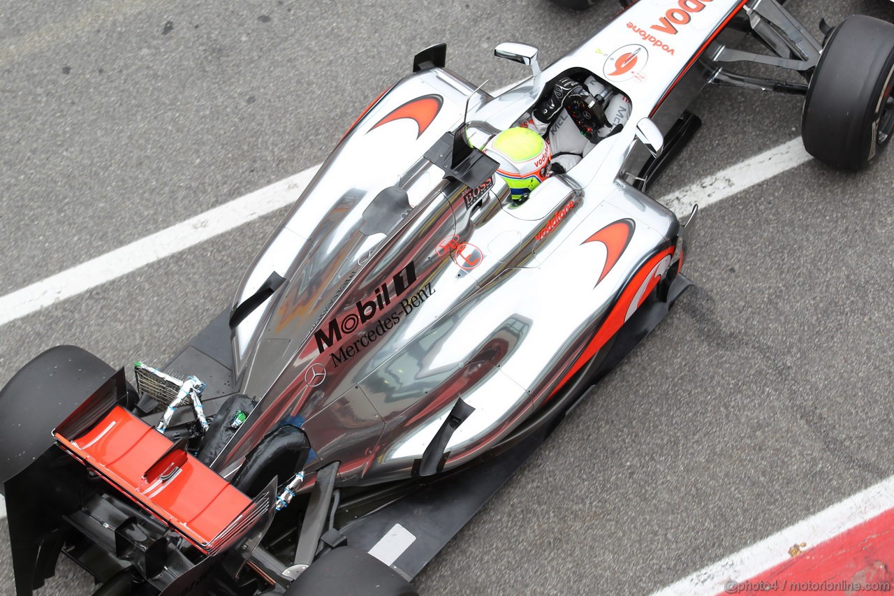 Mugello Test Maggio 2012, McLaren with aero device on the car, Oliver Turvey (GBR), McLaren Mercedes  
03.05.2012. Formula 1 World Championship, Testing, Mugello, Italy 
 