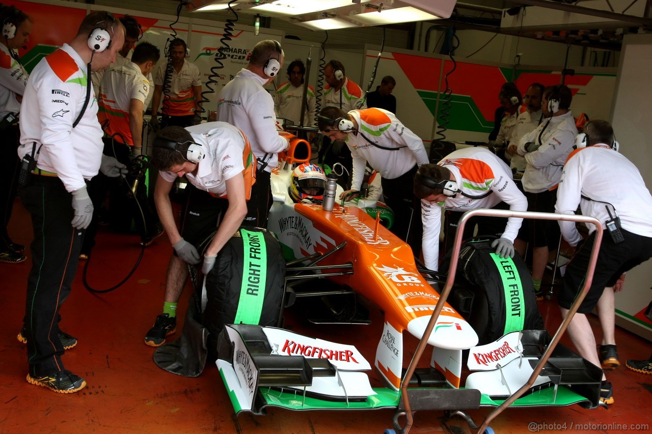 Mugello Test Maggio 2012, Paul di Resta (GBR), Sahara Force India Formula One Team 
03.05.2012. Formula 1 World Championship, Testing, Mugello, Italy 
