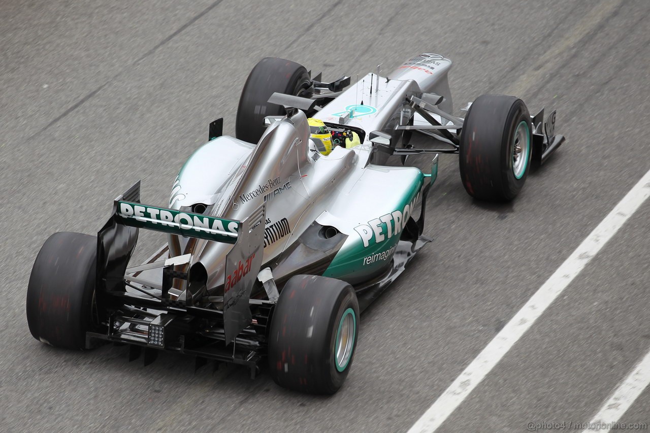 Mugello Test Maggio 2012, Nico Rosberg (GER), Mercedes AMG Petronas 
03.05.2012. Formula 1 World Championship, Testing, Mugello, Italy 
 