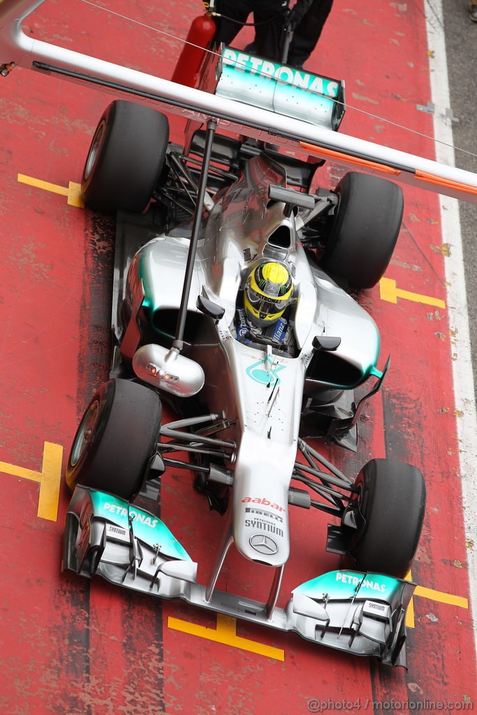 Mugello Test Maggio 2012, Nico Rosberg (GER), Mercedes AMG Petronas 
03.05.2012. Formula 1 World Championship, Testing, Mugello, Italy 
 